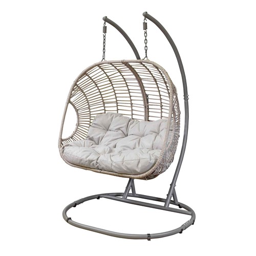 Garden egg chair double pod - garden,