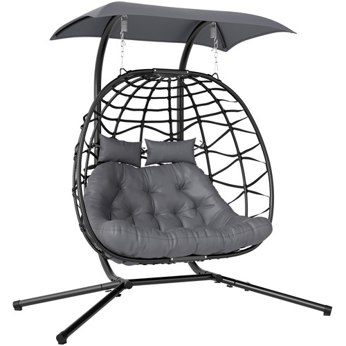 Double hanging egg - egg, chair