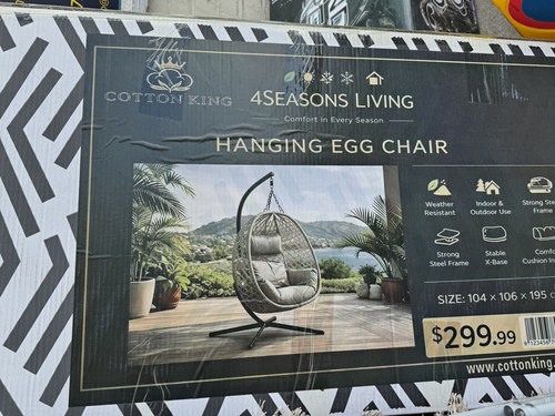 Cotton king hanging - cotton, egg