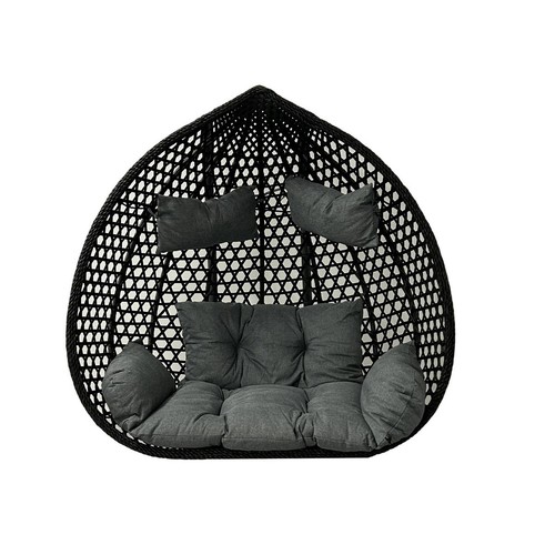 Double hanging egg chair - egg,