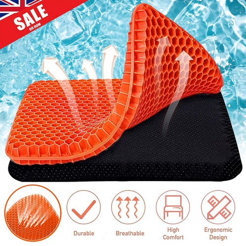 Gel seat cushion - cushion, double