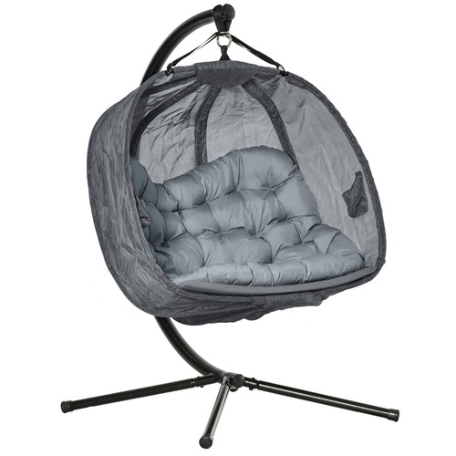 Double hanging egg - egg, chair