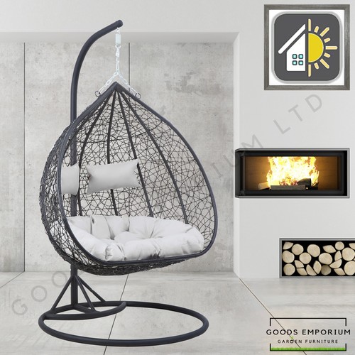 Seater double hanging rattan - 2,