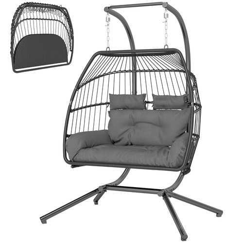 Outsunny rattan double hanging - double,